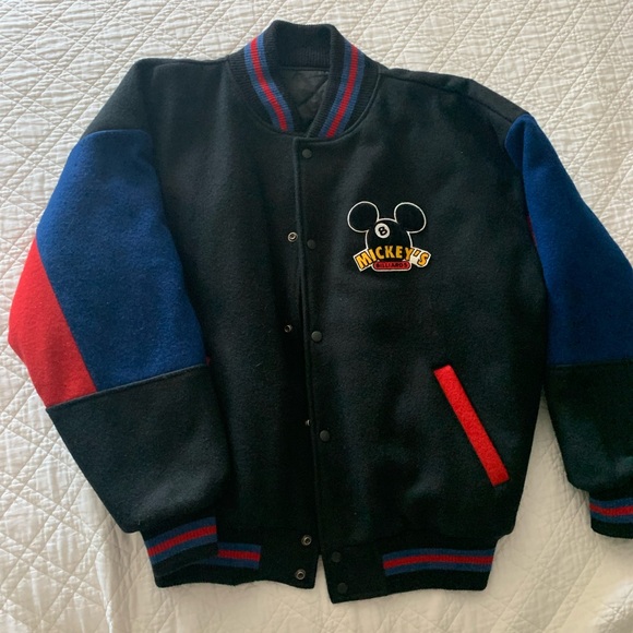 Disney varsity Mickey Mouse wool jacket - Picture 1 of 4